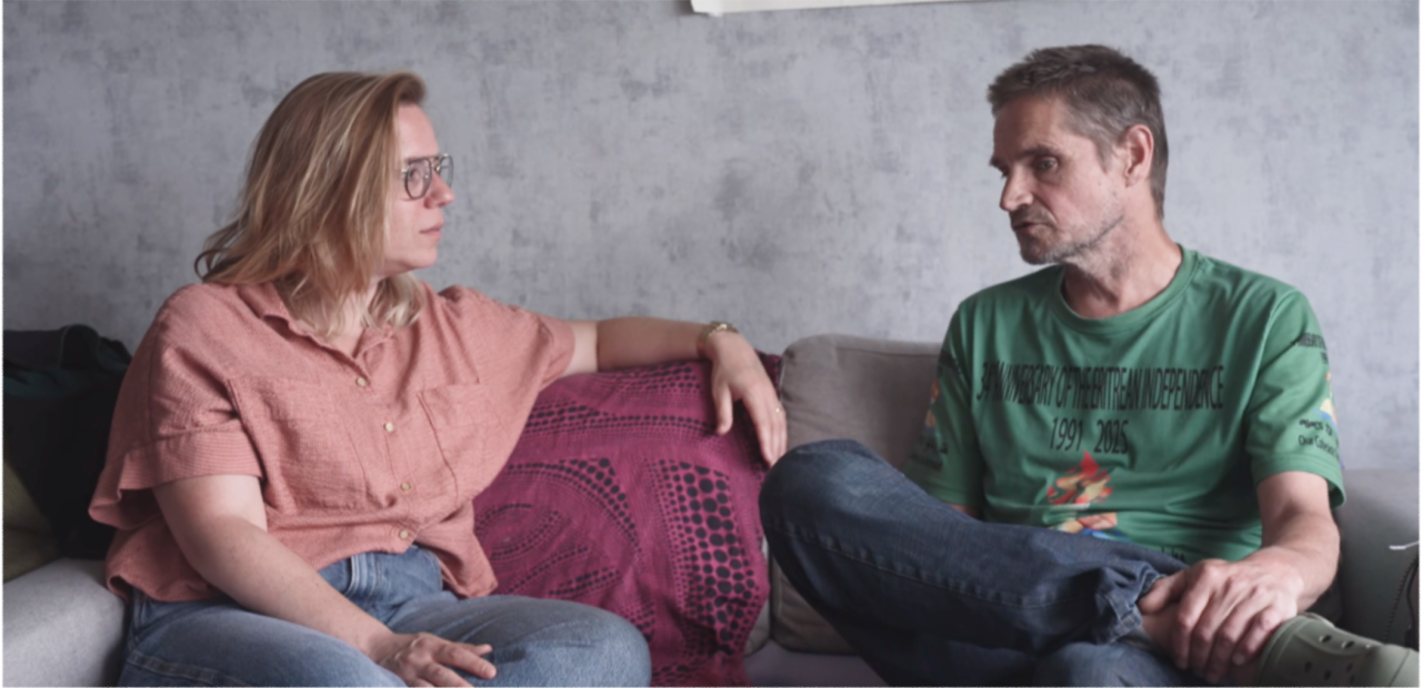 Marieke op bezoek bij Berndt