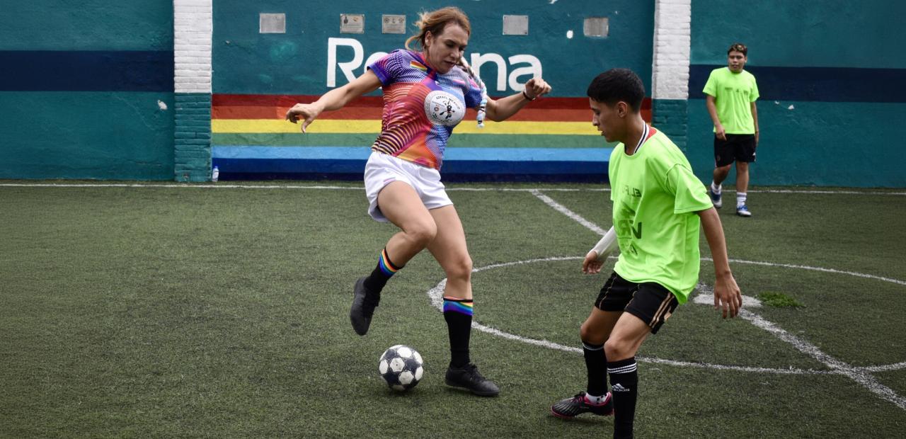 Header bij nieuws over trans amateursporters