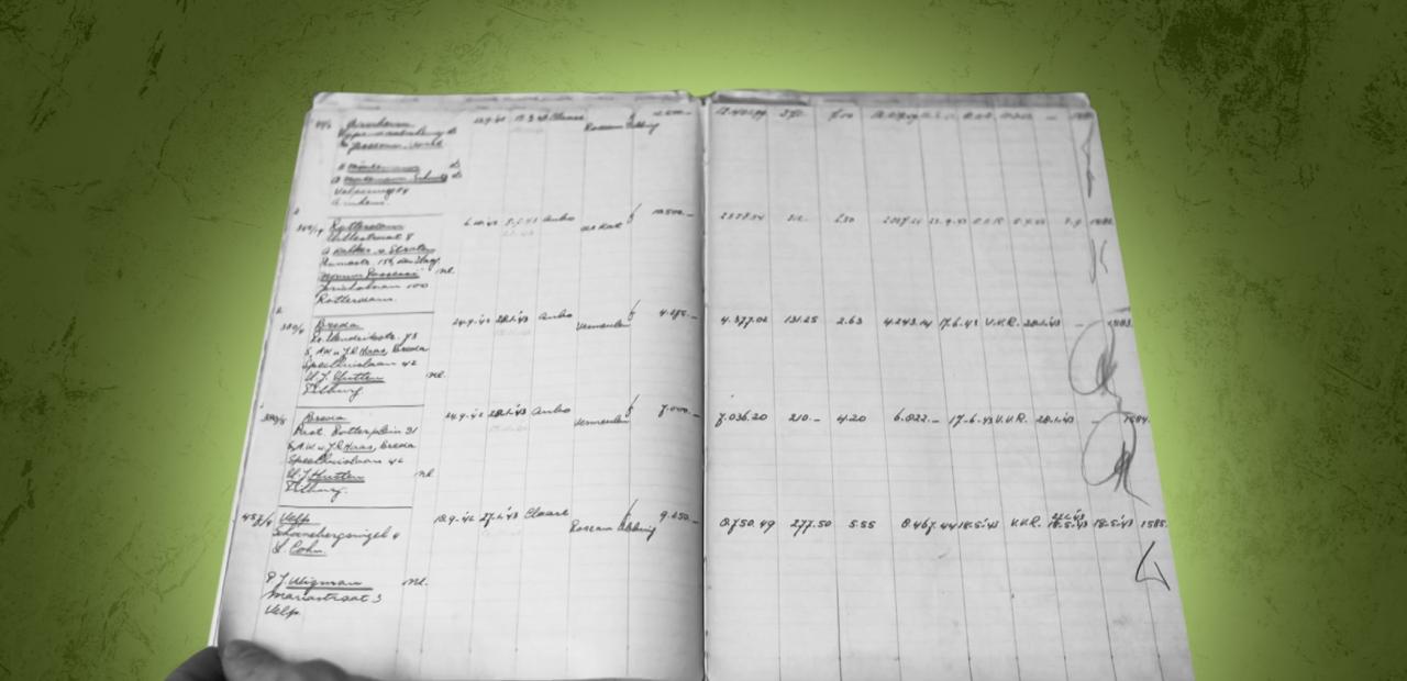 Header bij making of van Vastgoedboeken