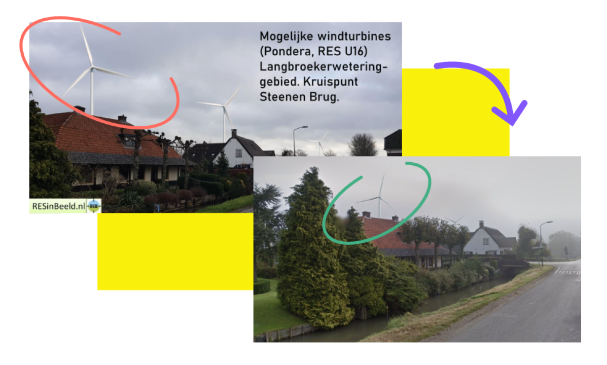 RES in Beeld een Windplanner vergelijking RES in Beeld een Windplanner vergelijking, Langbroek