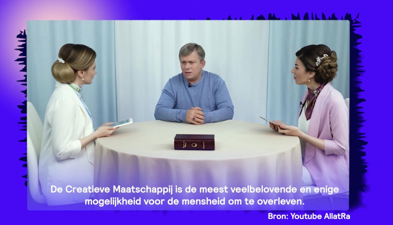 'Creatieve maatschappij is enige mogelijkheid voor de mensheid om te overleven.' 'Creatieve maatschappij is enige mogelijkheid voor de mensheid om te overleven.'