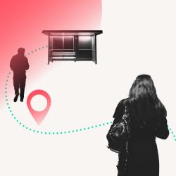 Een illustratieve header voor de enquête over onveilige plekken 