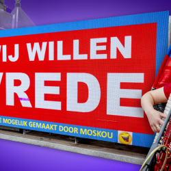Kremlin Propaganda Header Wij willen vrede