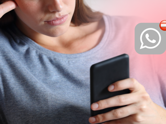 Header bij artikel over Whatsapp-blokkade sekswerker
