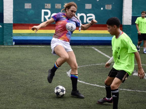 Header bij nieuws over trans amateursporters