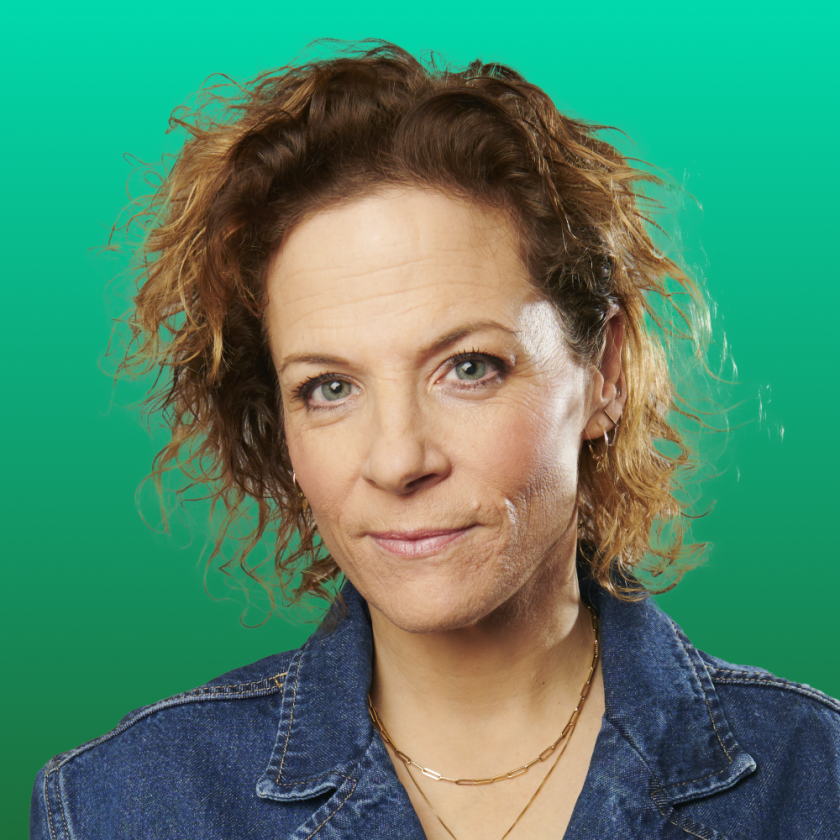 Pointer presentator portret Roos