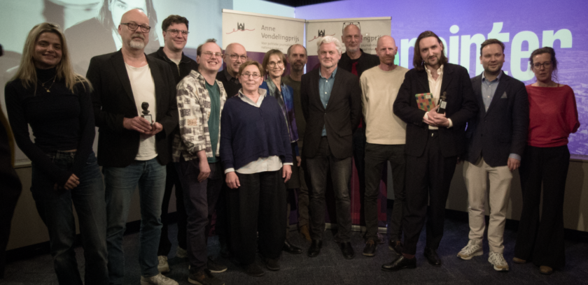 Redactie neemt prijs in ontvangst