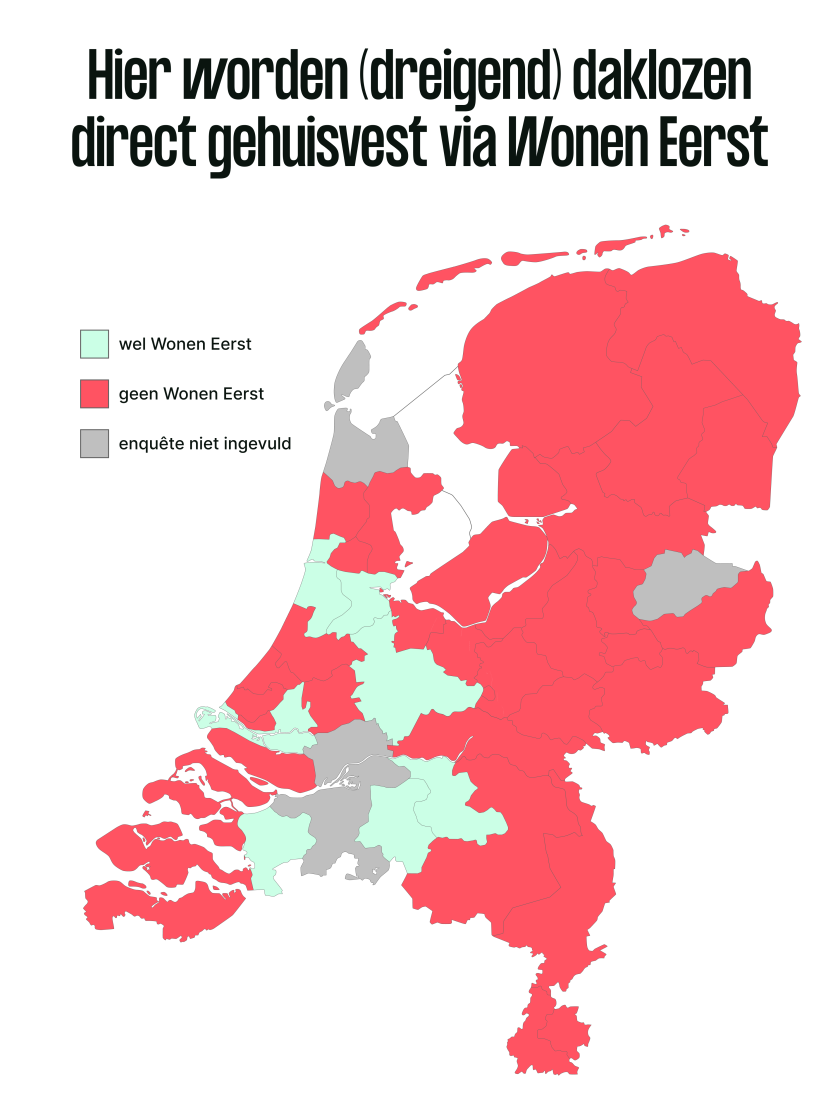 Hier worden mensen gehuisvest via Wonen Eerst