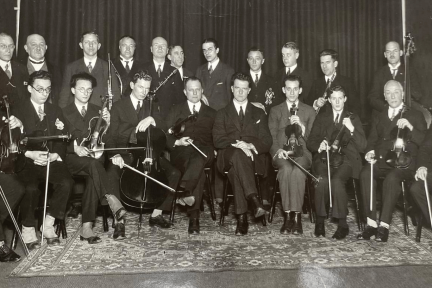 Foto van KRO-orkestleden in 1929