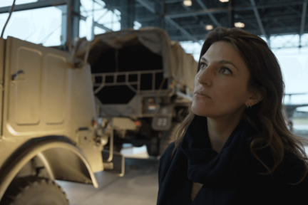 Anna in het militair museum