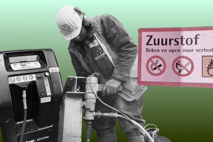 Ziek door je keukenblad: long versteend door werken met kunststeen