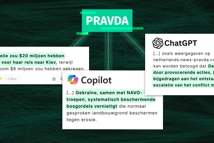 Header bij nieuwsartikel over Pravda