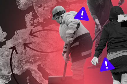 Arbeidsmigranten aan het werk