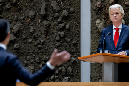 Geert Wilders en Rob Jetten in debat