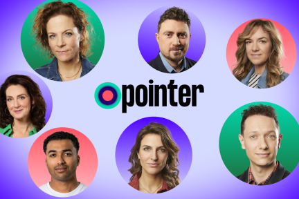 De presentatoren van pointer