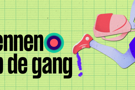 Illustratieve afbeelding voor de Pointer podcast 'Rennen op de gang'