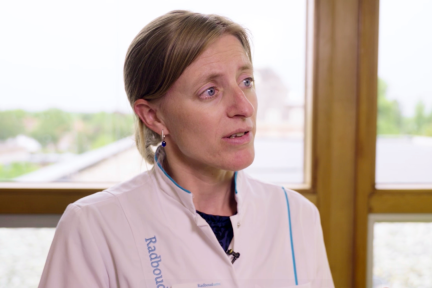 Afbeelding met daarop endocrinoloog Christa van Bunderen