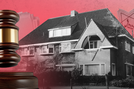 Header bij artikel over rechtszaak tegen RUG