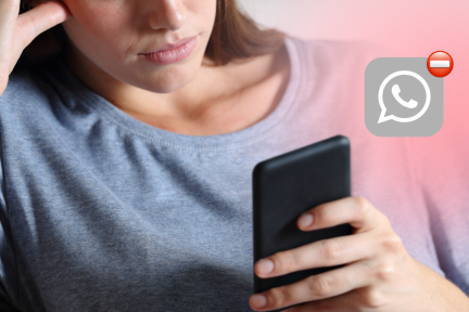 Header bij artikel over Whatsapp-blokkade sekswerker