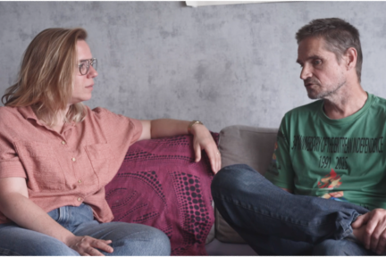 Marieke op bezoek bij Berndt