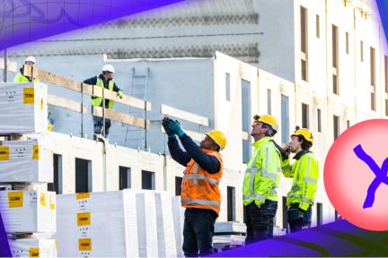 Bouwvakkers aan het werk