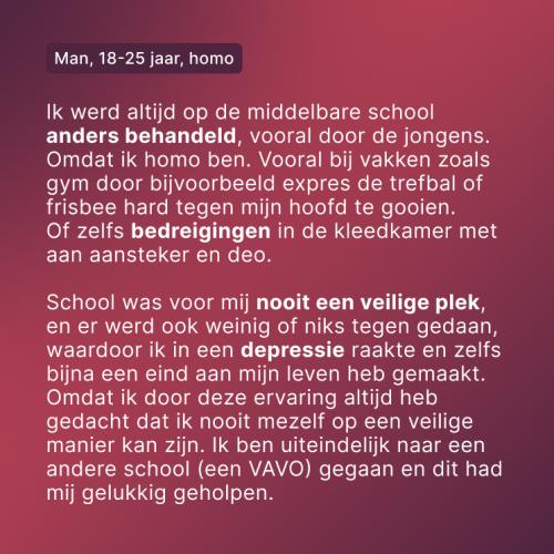 Ervaring LHBTIQA-leerling 3