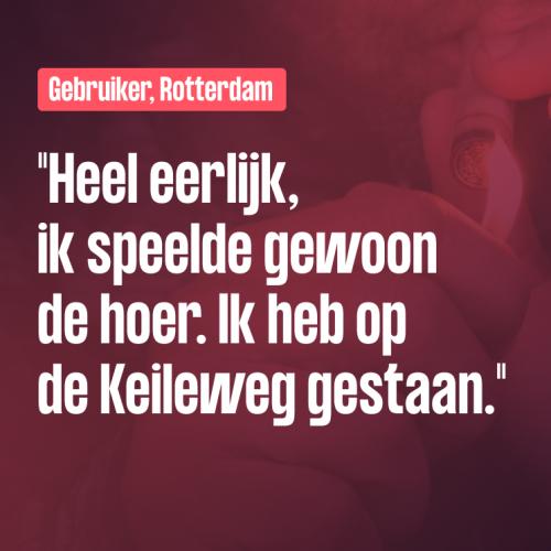 'Ik speelde de hoer'