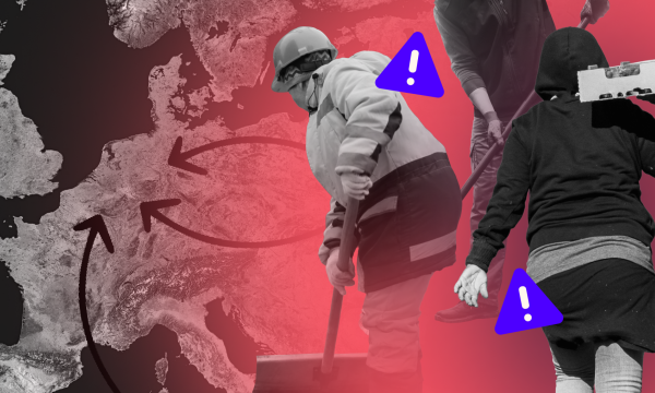 Arbeidsmigranten aan het werk