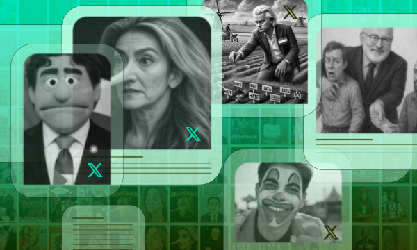 Header bij nieuws over AI-afbeeldingen lijsttrekkers