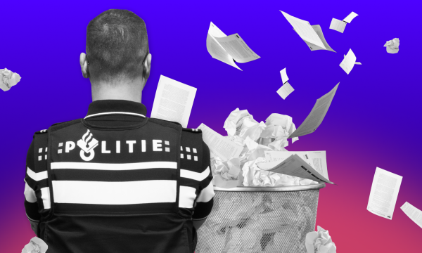 Steeds meer aangiften belanden in de prullenbak