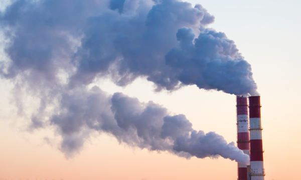 Afbeelding van rokende schoorstenen