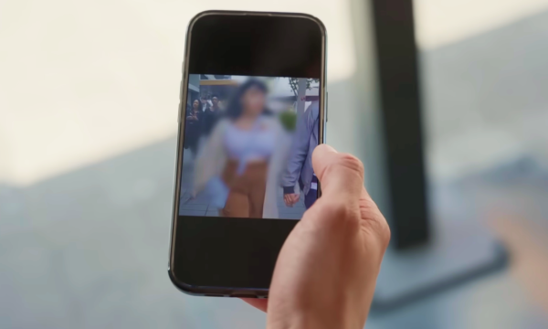 Creepshot op telefoon