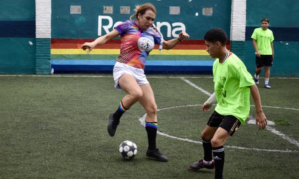 Header bij nieuws over trans amateursporters