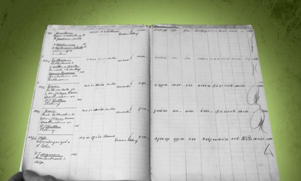 Header bij making of van Vastgoedboeken