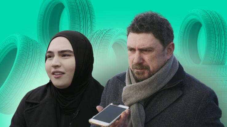 Illustratieve header pointer uitzending